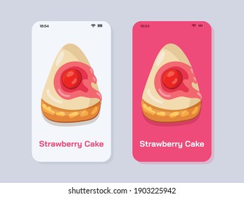 Sweets that keep you close. Your App Icon to their Sweets. Strawberry Cake,