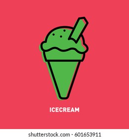 Sweets Vector- Ice cream