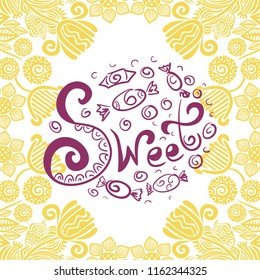 Sweets. Vector illustration
