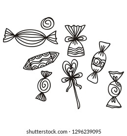 Sweets. Vector illustration