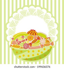 Sweets vector illustration