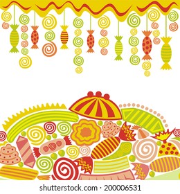 Sweets vector illustration