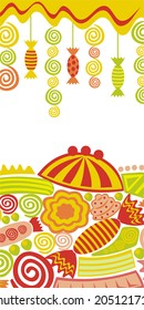 Sweets vector illustration