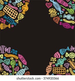 Sweets vector illustration