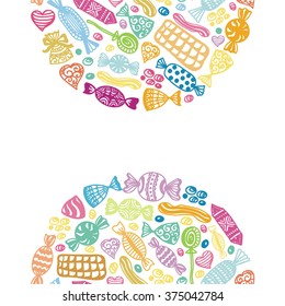 Sweets vector illustration