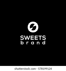 Sweets vector logo design template. Cookies emblem (sign, symbol, icon)