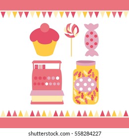 Sweetshop, various vintage