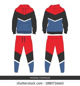 Sweetsuit, Modern and Minimalist Style Design, Red and Blue, Commercial Use