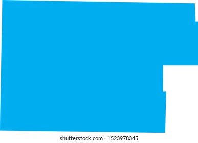 Sweetwater County Map In Wyoming State