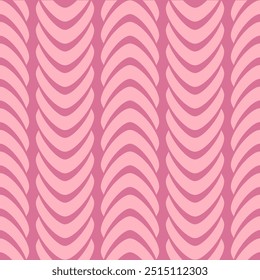 Sweety Abstract Herringbone on Pink Theme Minimal Seamless Pattern Design 
