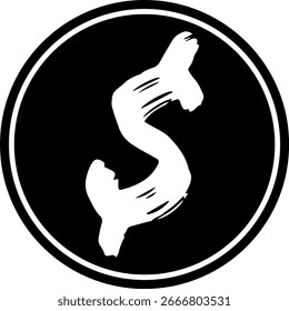swerve-swrv logotipos criptomoeda no fundo abstrato. Ilustrações em 3d.