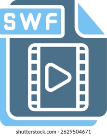 SWF Glyph Two Colour Icon