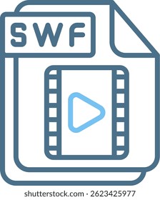 SWF Line Two Colour Icon