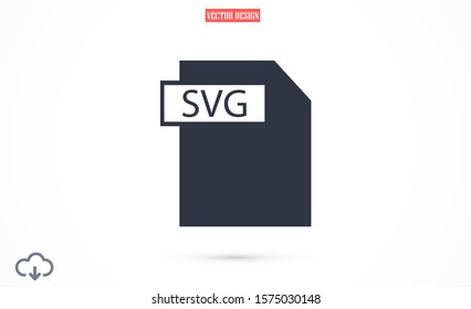 SWG  file vector icon 10 eps icon. File for computer icon. file for phone  file to download icon.