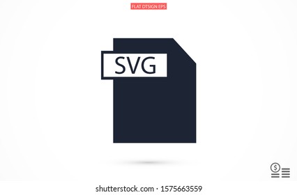 SWG file vector icon 10 eps icon. File for computer icon. file for phone file to download icon.