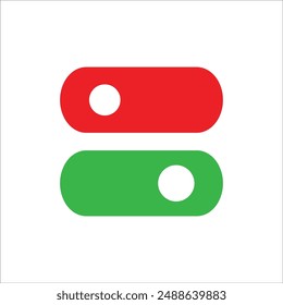 swicth button vector icon line template