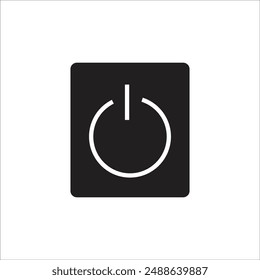 swicth button vector icon line template