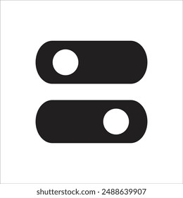 swicth button vector icon line template