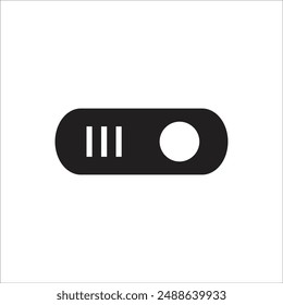 swicth button vector icon line template