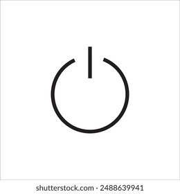 swicth button vector icon line template