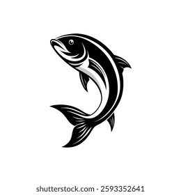 Swift Currents The Silhouette of a Salmon