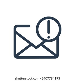 Ilustración de iconos del vector de correo electrónico de Swift para comunicación instantánea