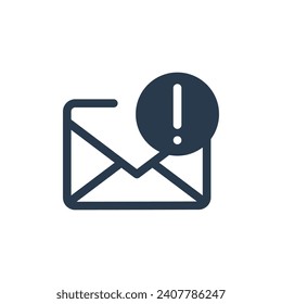 Ilustración de iconos del vector de correo electrónico de Swift para comunicación instantánea