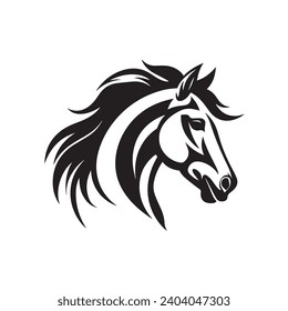 Swift Horse Logo, Vektorgrafik. Swift Horse Vektorsymbol und Zeichen.