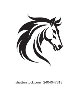 Swift Horse Logo, Vektorgrafik. Swift Horse Vektorsymbol und Zeichen.