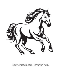 Swift Horse logo vector illustration. Swift Horse vector Icon and Sign.