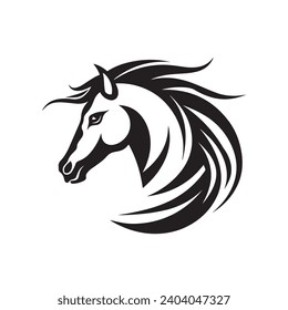 Swift Horse Logo, Vektorgrafik. Swift Horse Vektorsymbol und Zeichen.