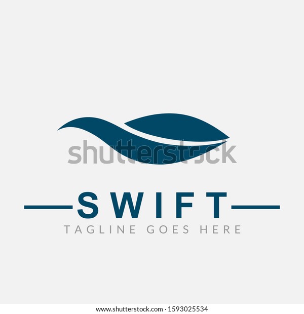 swift language minimalist logo