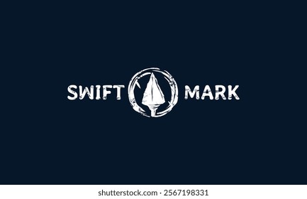 Swift Mark Logo Featuring a White Arrowhead