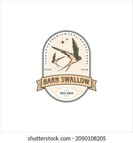 Swift Swallow Bird Logo Design Vector Stock Vector (Royalty Free ...