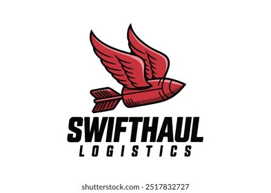 Icono de logotipo de trabajo artístico de SWIFTHAUL Logistics