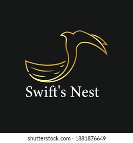 Swift's Nest Logo or Swallow Logo for your Brand