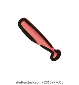 Swim bait - Fishing lure icon (Hand draw color version)