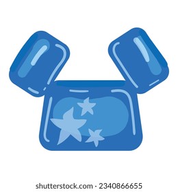 Swim equipment icon cartoon vector. Pool float. Water circle