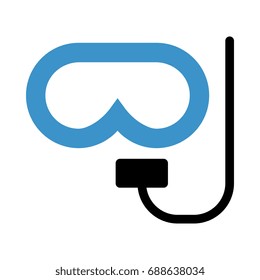 Swim glasses icon