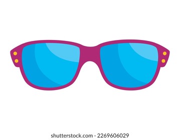swim goggle protection isolated icon