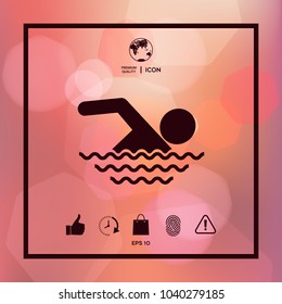 Swim icon symbol