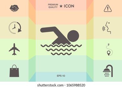 Swim icon symbol