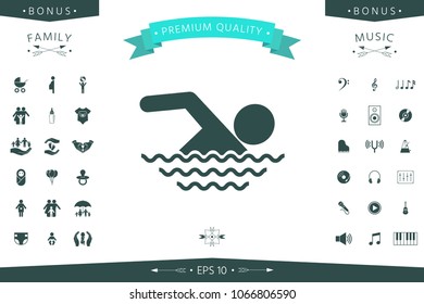 Swim icon symbol