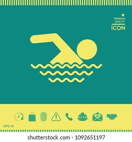 Swim icon symbol