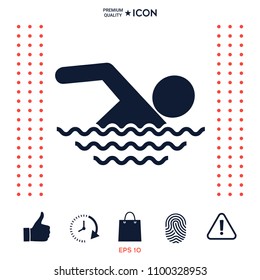 Swim icon symbol