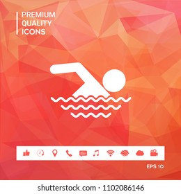 Swim icon symbol