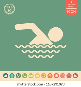 Swim icon symbol