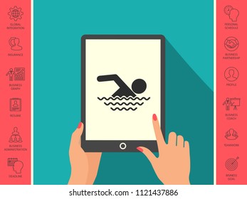 Swim icon symbol