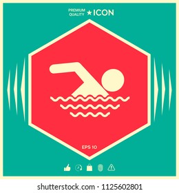 Swim icon symbol