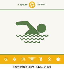 Swim icon symbol
